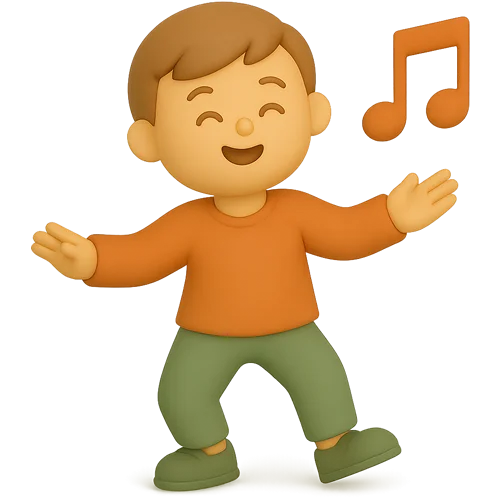 Personalizēta bērnu grāmata par deju prieku un burvību