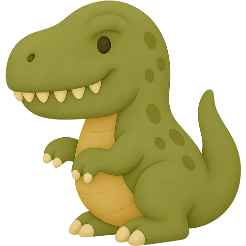 Personalizēta bērnu grāmata pilna dinozauru piedzīvojumu