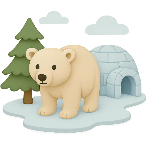 Personalizēta bērnu grāmata par piedzīvojumu Ziemeļpolā