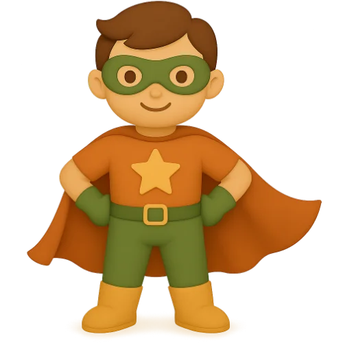 Tavs personalizētais bērnu grāmatas supervaroņu piedzīvojums