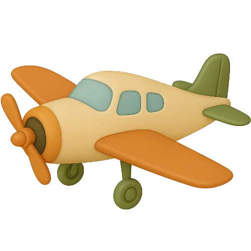 Personalizēta bērnu grāmata par lidmašīnas piedzīvojumu