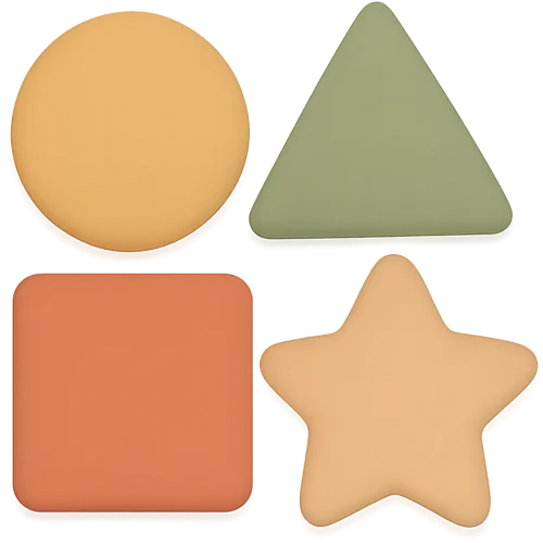 Personalizēta bērnu grāmata par formām un krāsām