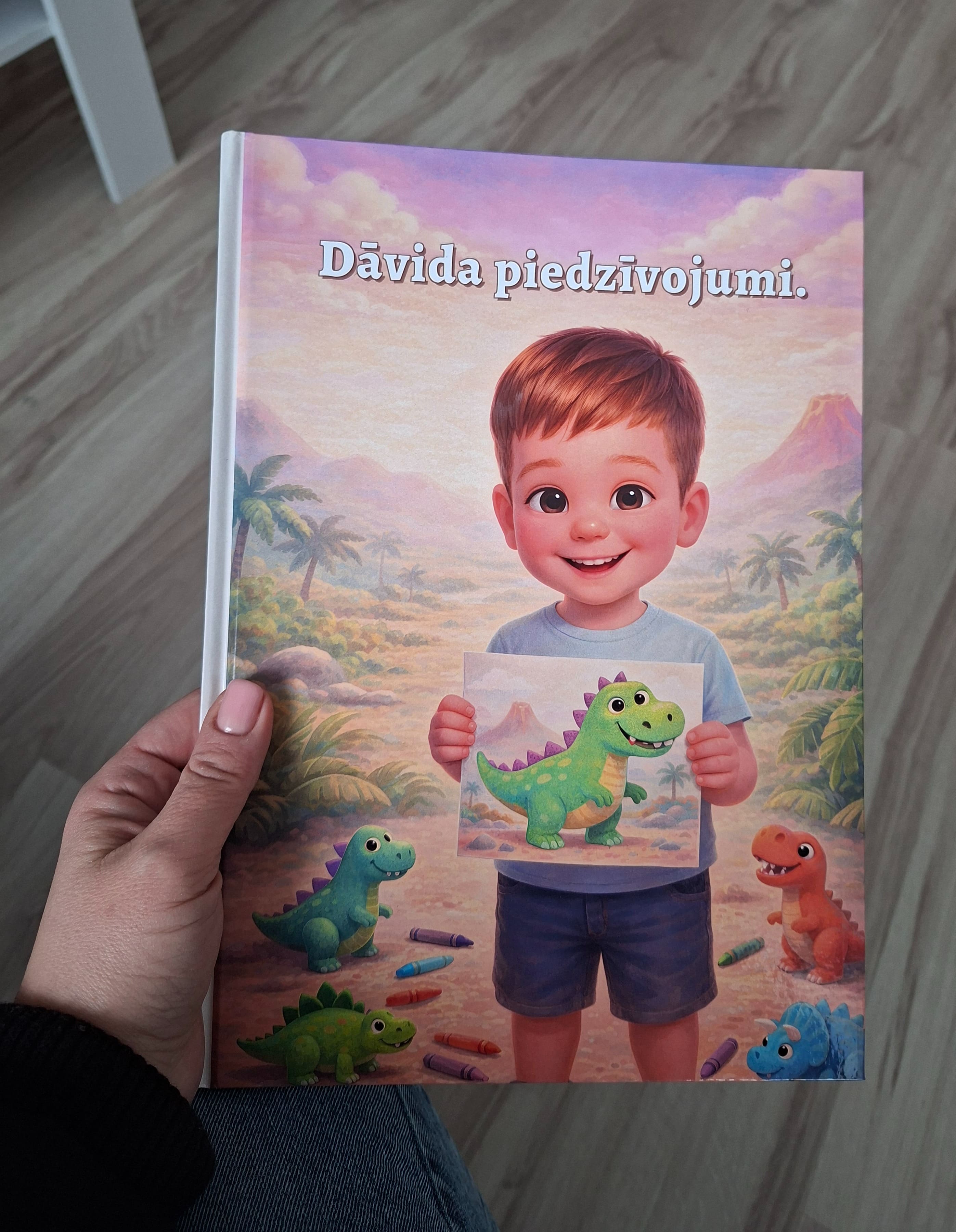 Personalizētas bērnu grāmatas fotogrāfija no Kintija Vičule